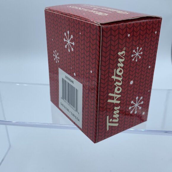 Tim Hortons Burlap Bag of Coffee Beans Holiday Ornament - Original Box - Picture 4 of 7